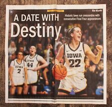 Caitlin Clark Iowa Women’s Basketball Final Four Preview Cedar Rapids Gazette picture