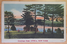 Postcard Attica New York Scenic Greetings picture