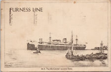 MS 'Pacific Grove' Ship Furness Line c1931 Joseph Pike Postcard F80 picture