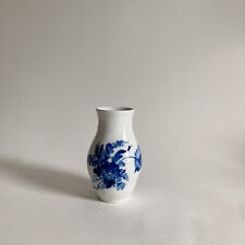 1970s, Royal Copenhagen Ceramic Vase – Delft Blue Floral Vase, Blue & White Vase picture