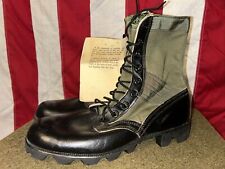 NOS AUTHENTIC ADDISON 1968 US ARMY VIETNAM WAR ERA JUNGLE BOOTS  Spike 9N NWT picture