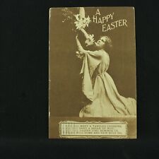 VTG POSTCARD - A HAPPY EASTER - 1910 picture