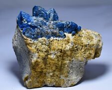 265 GM Terminated Fluorescent Natural Blue Afghanite Crystals On Matrix Specimen picture