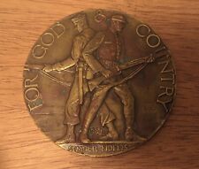 WWll American Legion Medallion Bronze 1922 picture