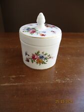 Vintage Minton Bone China MARLOW Floral Lidded Jar Pot 3