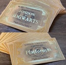 Harry Potter 2-Train Tickets London to Hogwarts & London Platform 9 3/4 Birthday picture