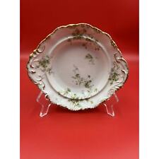 Theodore Haviland Small Serving Bowl Trinket Bowl  Flowers & Gold Trim picture