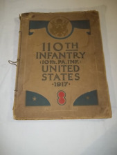 1917 WWI 110th Infantry A Short History & Illustrated Roster Yearbook picture