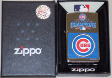 CHICAGO CUBS 2016 WORLD SERIES CHAMPIONS ZIPPO LIGHTER WITH BOX picture