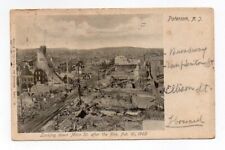 UDB Postcard,Looking down Main St. After the Fire, Feb.10, 1902, Paterson, N.J. picture