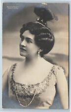 Postcard RPPC German Opera Singer Soprano Hermine Bosetti 1905 Autograph Card picture