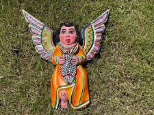 Colorful Cherub Angel from Guerrero, Angel with Fish, Mexican Cherub picture
