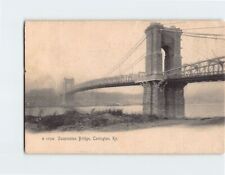 Postcard Suspension Bridge Covington Kentucky USA North America picture