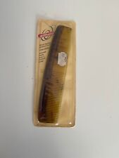 Vintage Wilhold Brown Smooth Teeth Old Stock Hair Comb #17801 New Tortoise picture