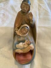 OBERAMMERGAU Hand Carved Wood Nativity & Creche Set Germany  Plaque 6.5” Toni picture
