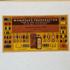 Vintage Wampole's Preparation Tonic and Stimulant Handley's Drug Store Gary, IN picture