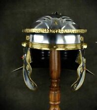 Roman Imperial 18GA Medieval soldier helmet Roman Gallic Helmet picture
