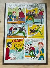 REGGIE AND ME #24 art original color guide ARCHIE BOWLING 1967 JAWBREAKER CANDY picture