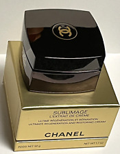 CHANEL Sublimage  EMPTY Jar 1.7 oz L'Extrait de Crème NEW Spatula Original Box picture