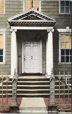 Marblehead MA-Massachusetts, Old Doorway, Lee Mansion, Vintage Postcard picture