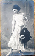 1904 Hungarian/Hungary Performer Realphoto Postcard: Varsanyi Iren picture