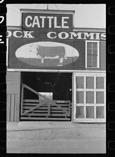 Livestock commisary,Grand Island,Nebraska,NE,October 1938,John Vachon,FSA picture