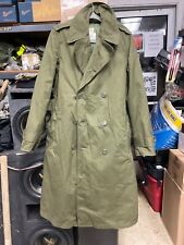 VINTAGE OVERCOAT, MAN'S COTTON, POLYESTER 50-50 BLEND (SM-LG) picture