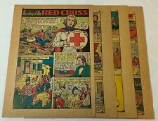 1941 seven page cartoon story ~ STORY OF THE RED CROSS Jean Henri Dunant picture