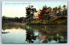 Pavilion in Lincoln Park Norwich Connecticut Vintage Postcard 1909 Unposted picture