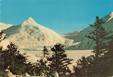 Anchorage AK Alaska, Portage Glacier, Vintage Scalloped Postcard picture