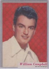 1953 TOPPS WHO-Z-AT STAR? #31 WILLIAM CAMPBELL RARE, POPULAR SET picture
