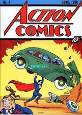 ACTION COMICS #1 SUPERMAN (1938) DC COMIC COVER POSTER PRINT 1974 ? CLASSIC CVR picture