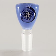 14mm Cool Unique SKYBLUE Flowered Replacement Hookah Slider Bowl Head Piece picture