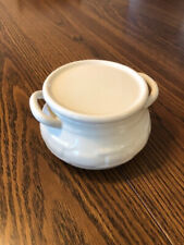 Longaberger Woven Traditions Ivory Small Soup Tureen - NEW picture