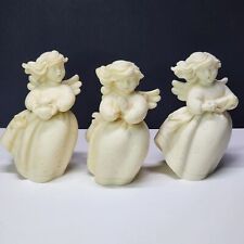 Windsong Angels Morcaldo & Lucchesi Angel Figurines Ivory Resin 1996 - Set of 3 picture