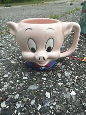 1989 LOONEY TUNES PORKY PIG COFFEE MUG NEW WITH TAGS picture