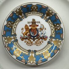 ROYAL COLLECTION Bone China QUEEN ELIZABETH II Golden JUBILEE  Saucer 2002 picture