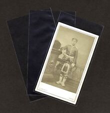 CDV Clear Poly Photo Sleeves (Extra Tall) Pack/Lot of 100 Archival Safe 2 mil picture