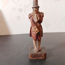 ANRI Hand Carved Charles Dickens Job Trotter Wood Figurine (5 1/2