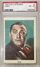 1959 Fleer The 3 Stooges CURLY #1 PSA Graded 6 BRIGHT & SHARP picture