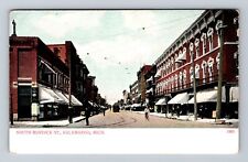 Kalamazoo MI-Michigan, South Burdick St, Antique, Souvenir Vintage Postcard picture
