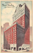 Hotel Fort Shelby - Detroit, Michigan Linen Postcard picture
