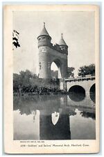 c1905s Soldier's And Sailors Memorial Arch View Hartford Connecticut CT Postcard picture