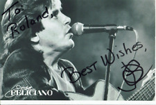 Jose Feliciano signed original  photograph 9 x 6 inch picture