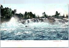 Postcard - Falls in Androscoggin River, Lewiston, Maine, USA picture