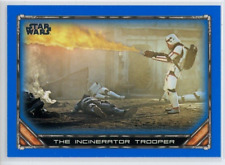 2020 Topps Star Wars: The Mandalorian The Incinerator Trooper Blue #95 picture