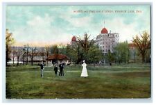 c1910's Scene On The Golf Links French Lick Indiana IN Unposted Antique Postcard picture