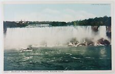 Vintage Niagara Falls Ontario Canada American Falls from Canadian Shore Postcard picture
