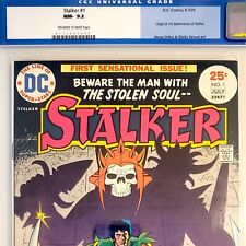 STALKER #1 CGC 9.2 1975 Ditko Wood bronze age key 1st issue old label +bonus picture