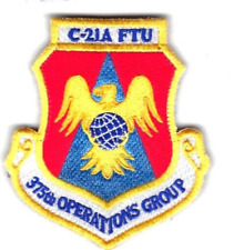 PATCH USAF  375TH OPERATIONS GROUP OG C-21 FTU SCOTT AFB                      B3 picture